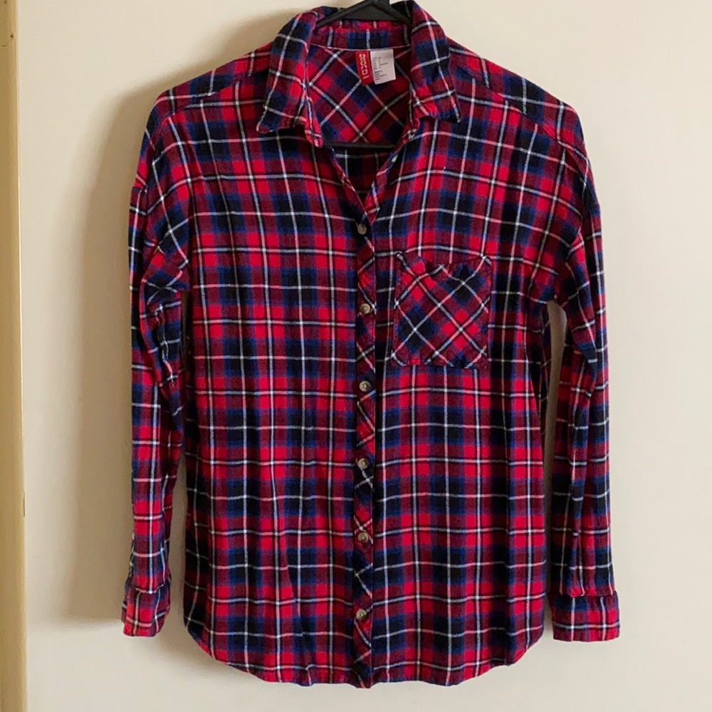 Plaid button up